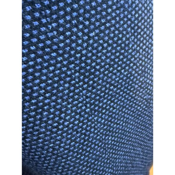 Club Monaco Blue Black Colorblock Sweater Dress Small Long Sleeve Knit - Picture 7 of 10